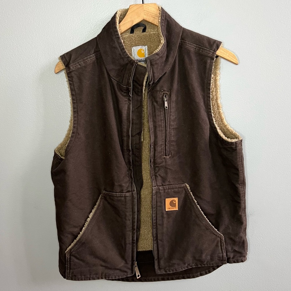 Vintage Carhartt Sherpa Lined Vest